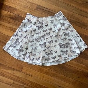 Retrolicious Moth Mini Skater Skirt